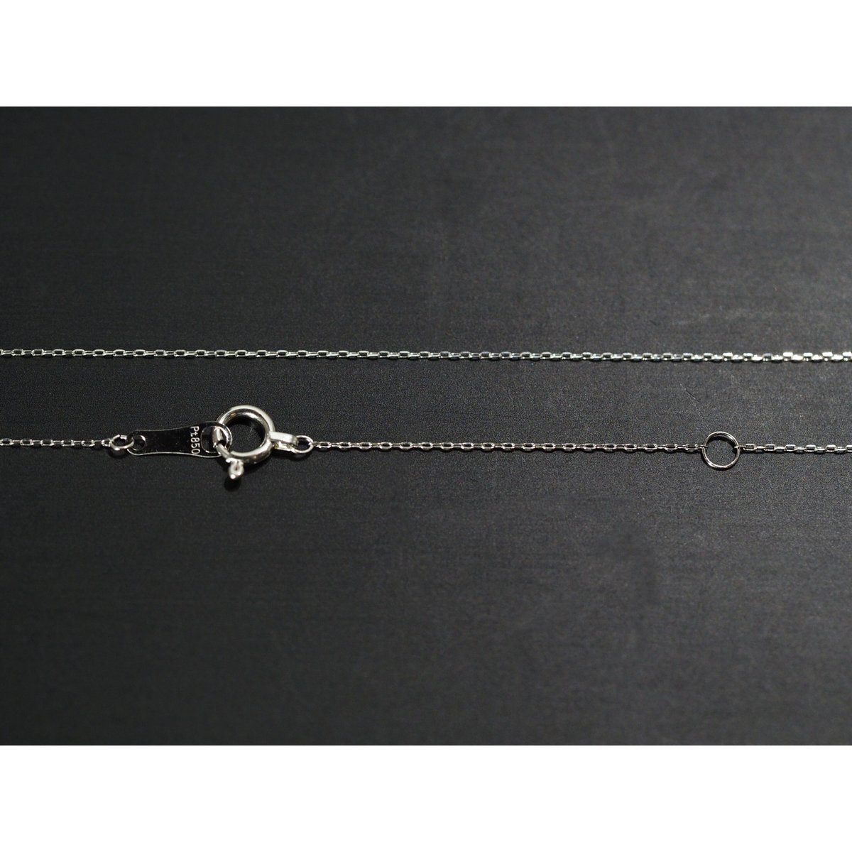 プラチナ製 シンプル クロス ネックレス 国内生産品 厳選 pt850 ( 刻印