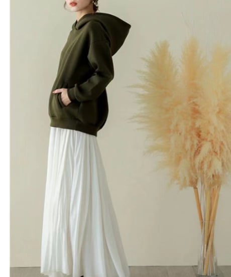 【在庫分即納】【SALE】back pearl hoodie /5color　LA2273