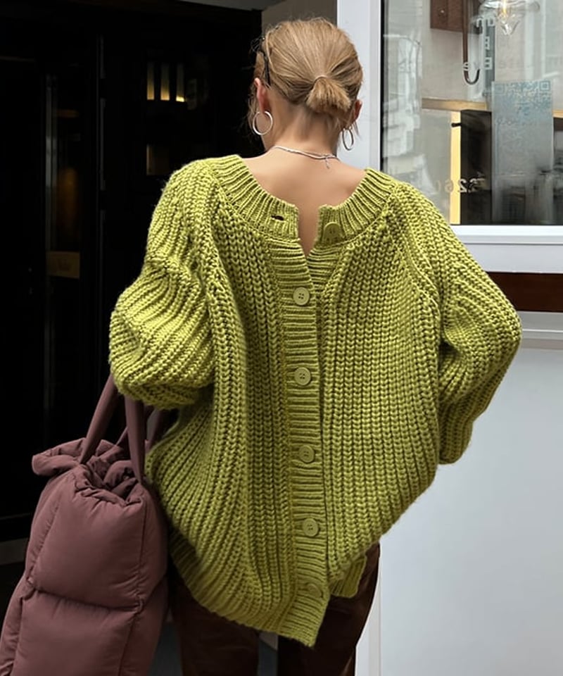生産終了】【在庫限り】【残り僅か】2way knit cardigan /2color 生産終了】【在庫限り】【残り僅か】2way knit cardigan /2color