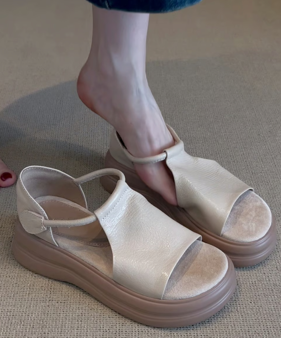 open toe platform sandals /3colors LA3131 | LaLa