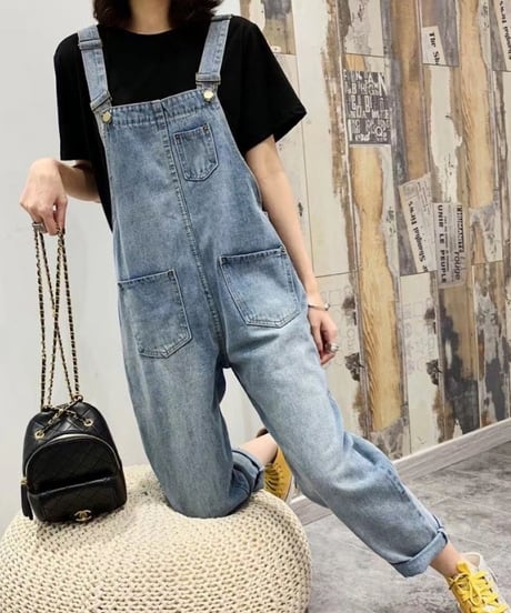 【新品・未使用】meer. DENIM All IN ONE デニム LALAさま meer. DENIM All IN ONE デニム LALAさまmeer. DENIM All IN