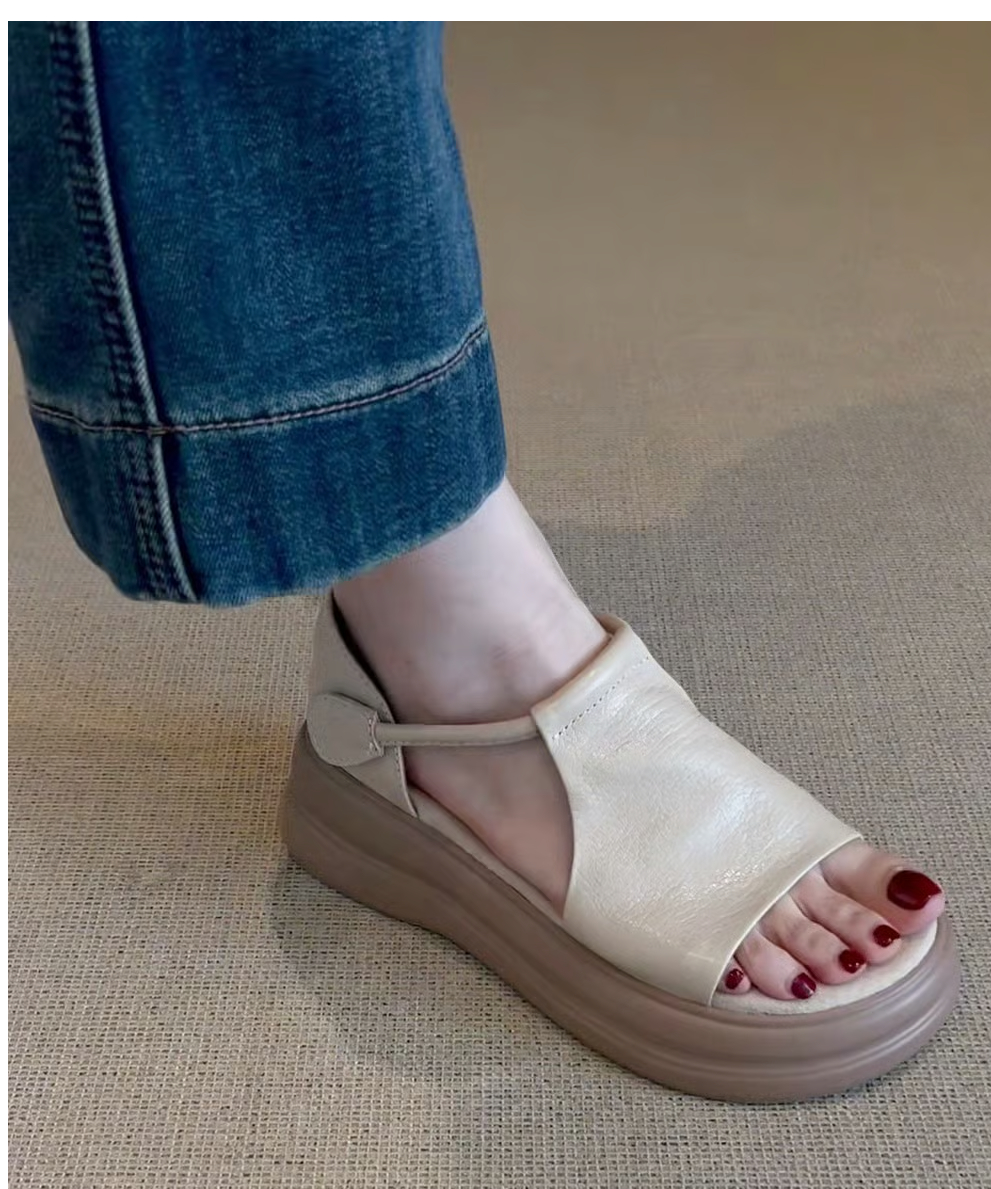 open toe platform sandals /3colors LA3131 | LaLa