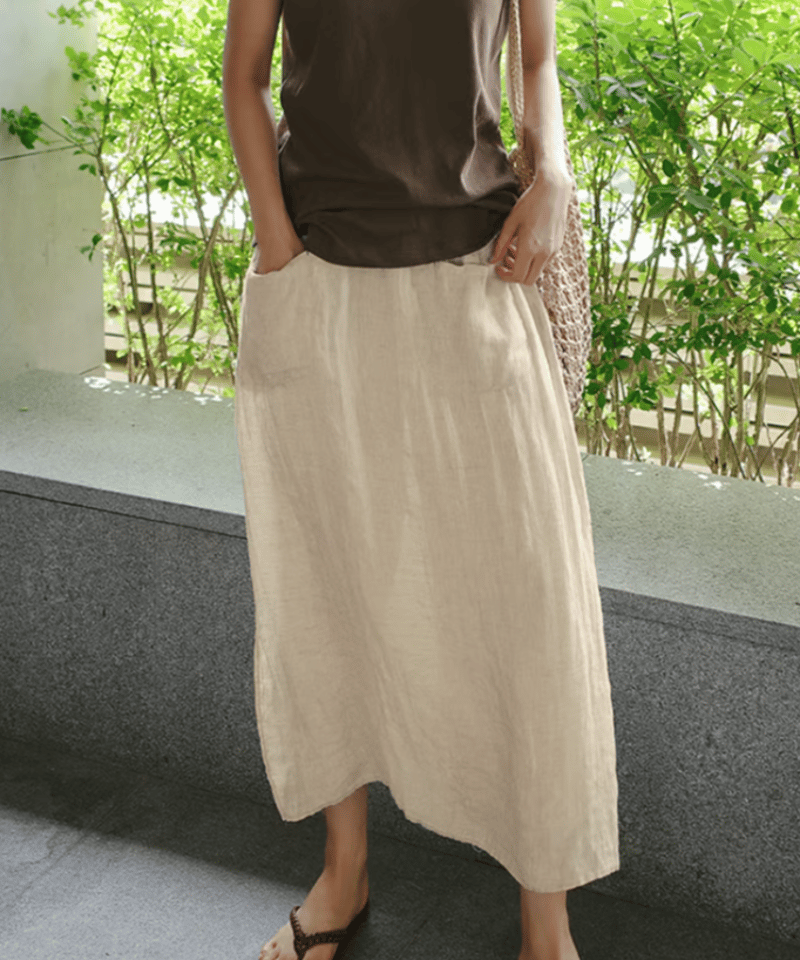 パンツ Faux skirt pleated trousers Faux skirt pleated trousers – Verist