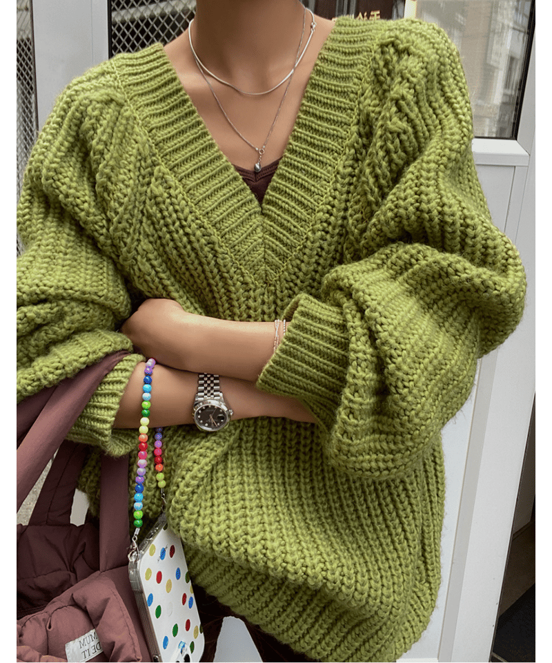 即納】【生産終了】【在庫限り】2way knit cardigan /2color LA22