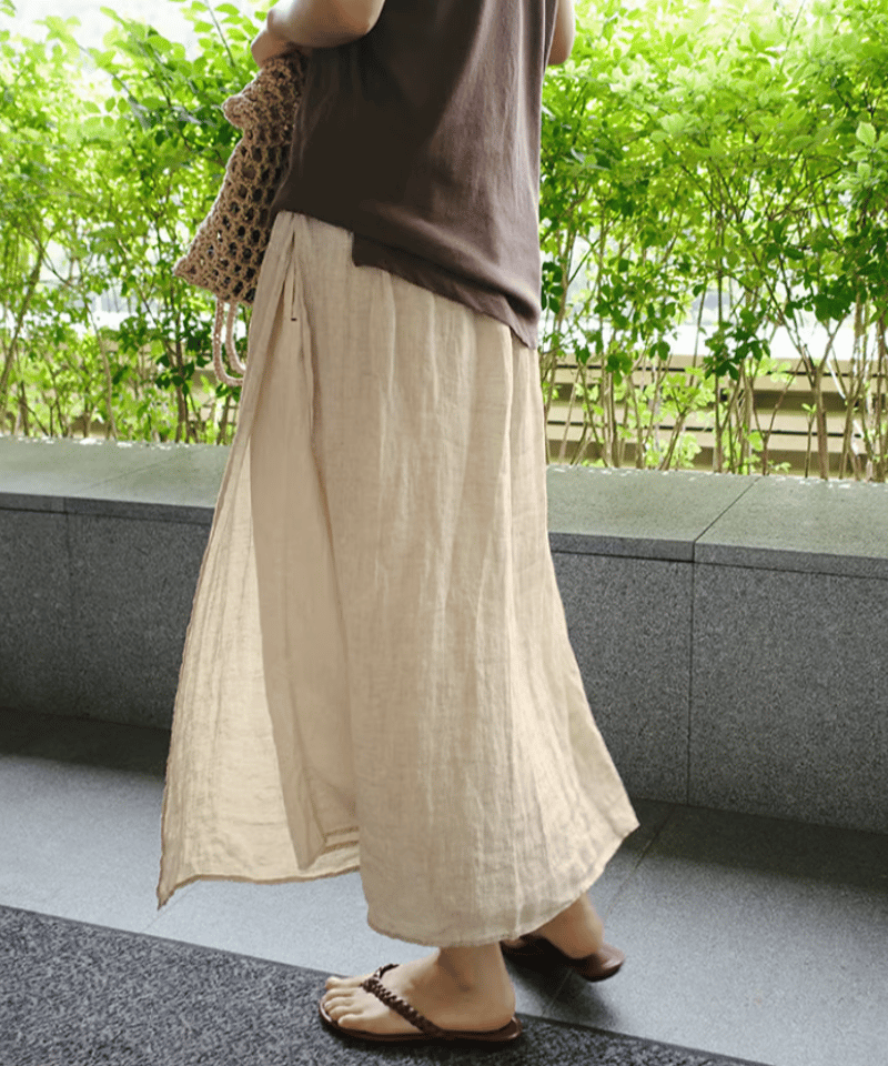 パンツ ella selectshop silky twill skirt pants パンツ ella