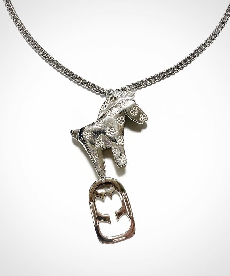 LEO GON'DO [Horse, pull tab and tulip necklace
