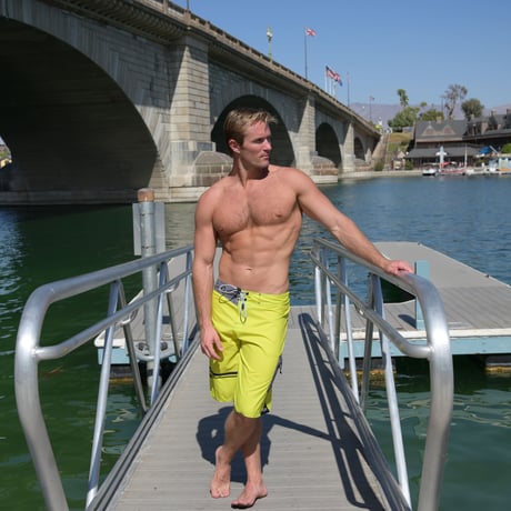 TEAM RIDER BOARD SHORTS GREEN