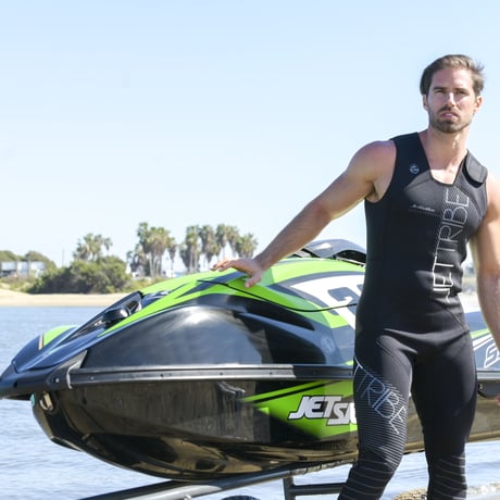 CIRCUIT 2 PIECE WETSUIT　BLACK