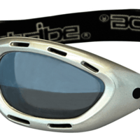 SILVER FRAME/SMOKE LENS