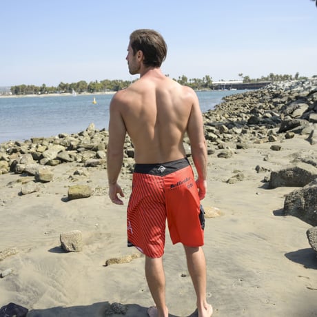 CIRCUIT BOARD SHORTS RED