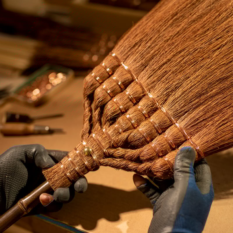 Broom Craft 国産棕櫚箒(シュロほうき) 7玉 SY-002 深海産業 Broom Craft 国産棕櫚箒(シュロほうき) 7玉 SY-002 深海産業