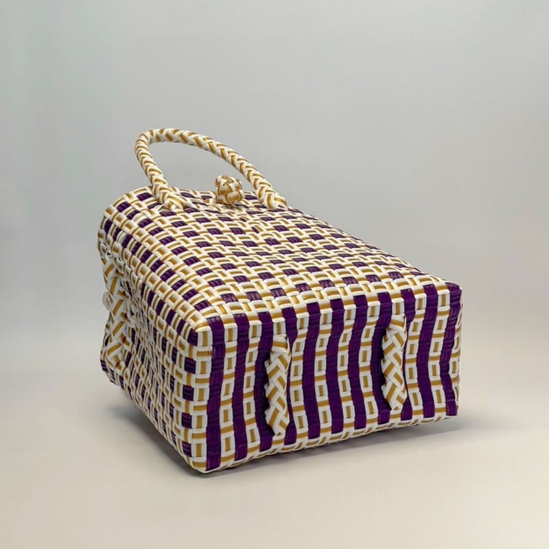 JARI BAG series_MANIS–deep purple×white×gold【MN