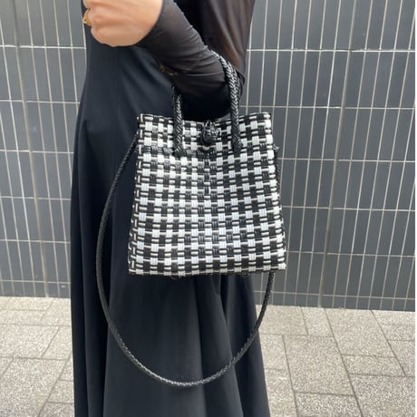 JARI BAG series_MANIS–black×white【MN3C-001】