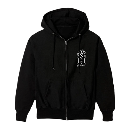 dice homies full zip hoodie （black）/DICE FULLZIP BK