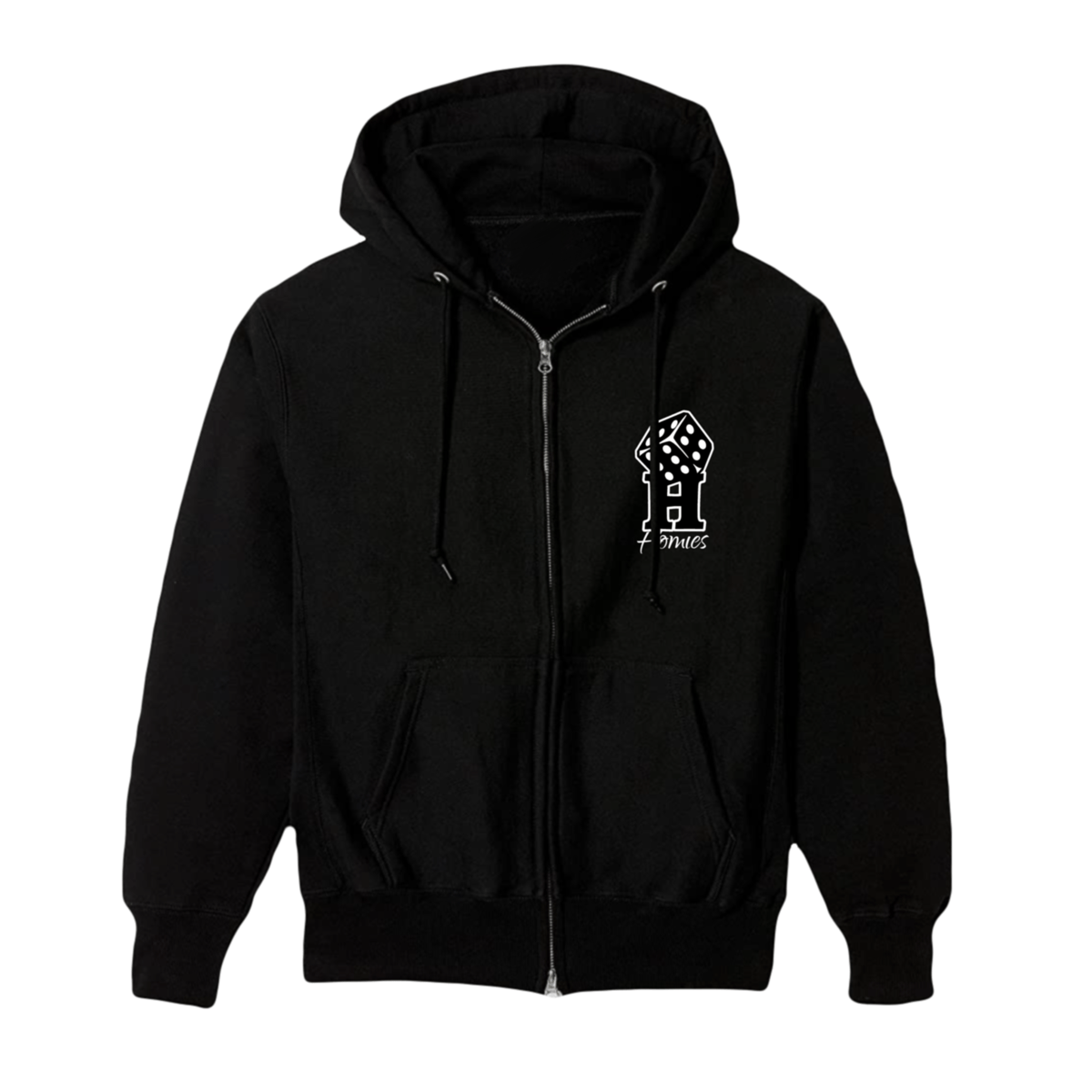 dice homies full zip hoodie (black)/DICE FULLZI dice homies full zip hoodie (black)/DICE FULLZI