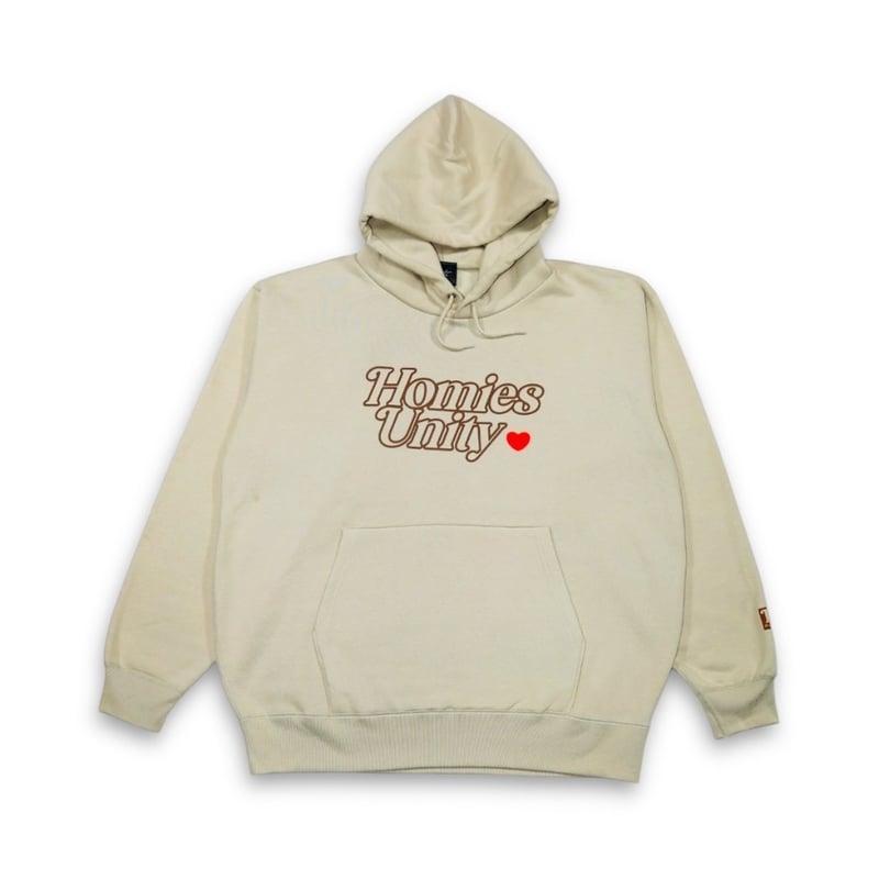 Homies Unity hollow out hoodie (beige) | HOMIES