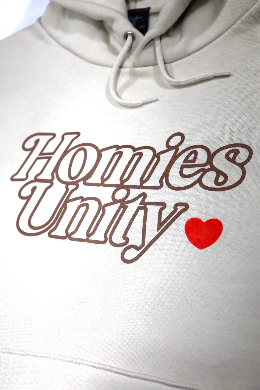 Homies Unity hollow out hoodie (beige) | HOMIES