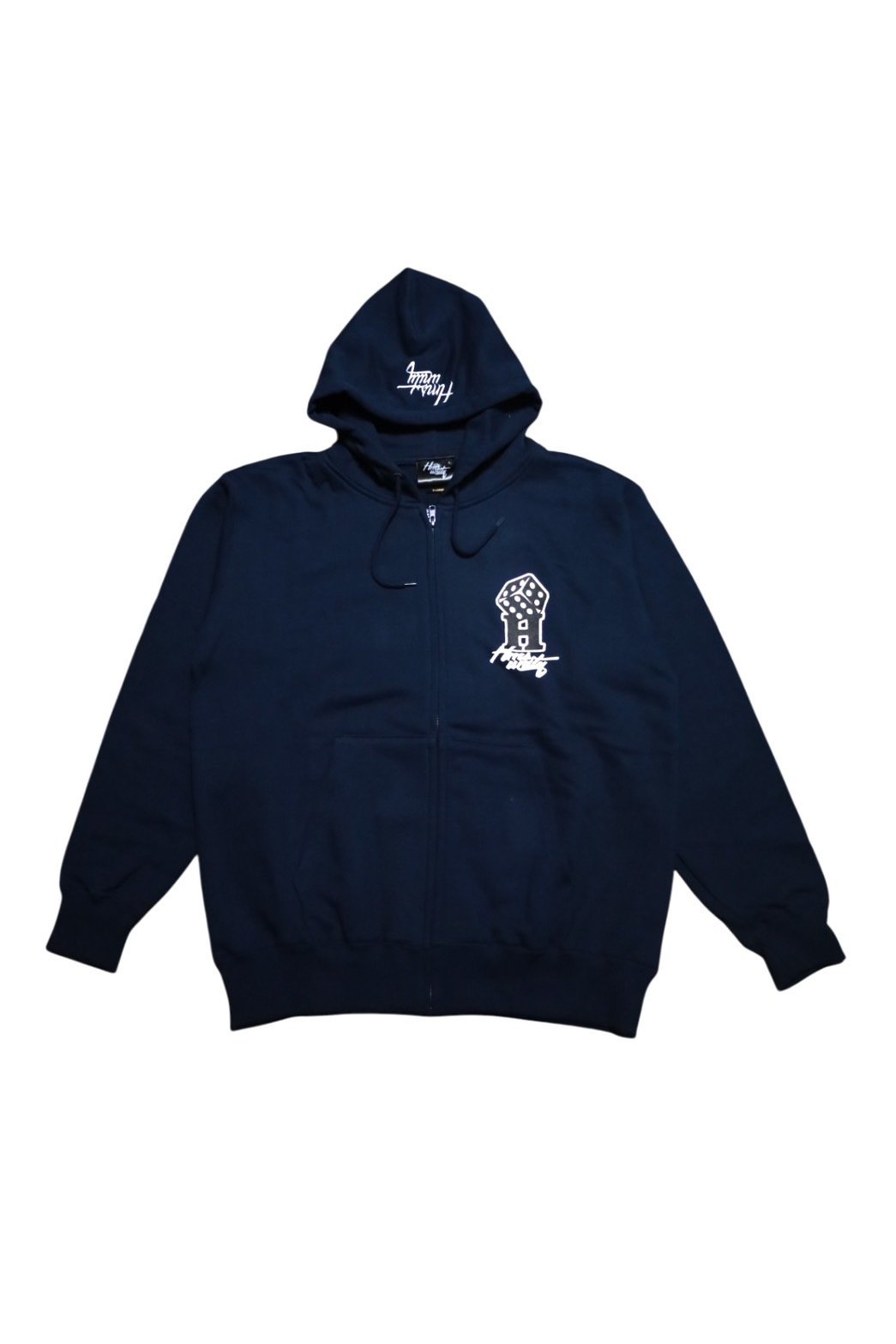 new dice homies full zip hoodie （navy） | HOMIES