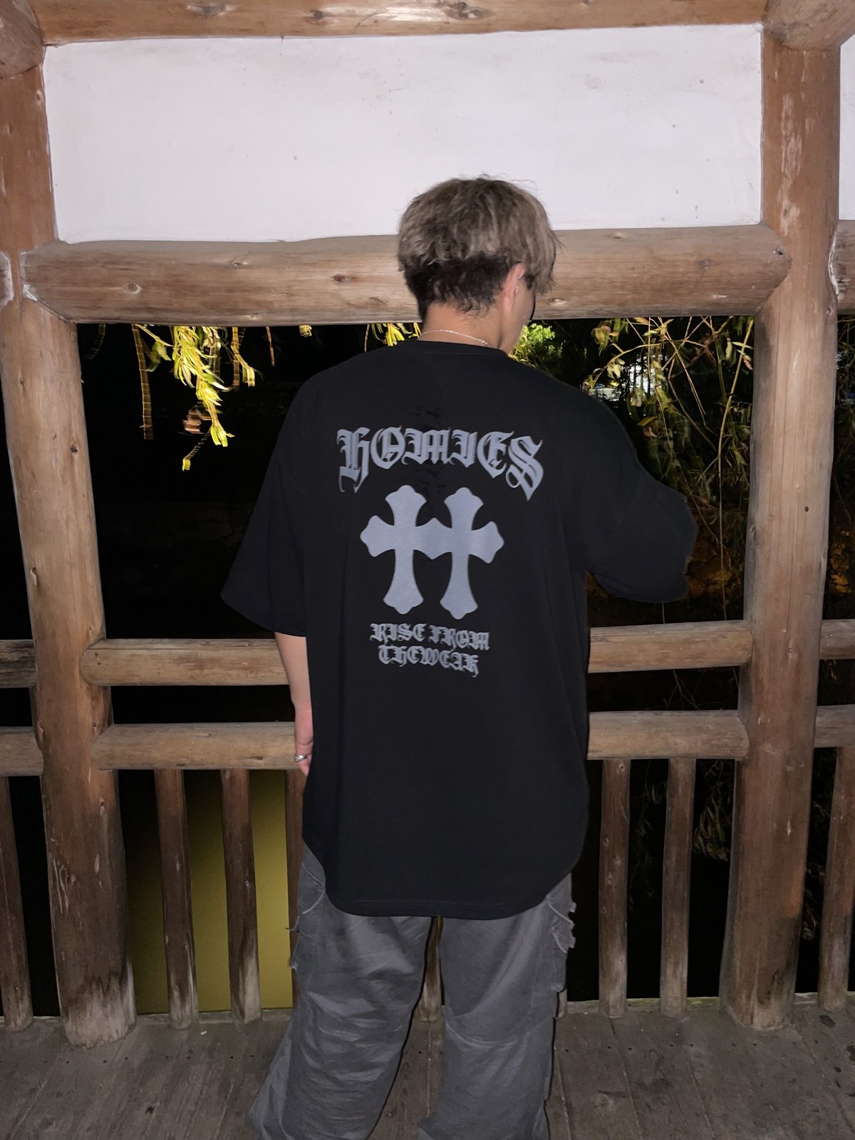 v*g様 INDEPENDENT バークロスTシャツ 黒 サイズL INDEPENDENT ブラック Tシャツ XL アイアンクロス 【公式通販】