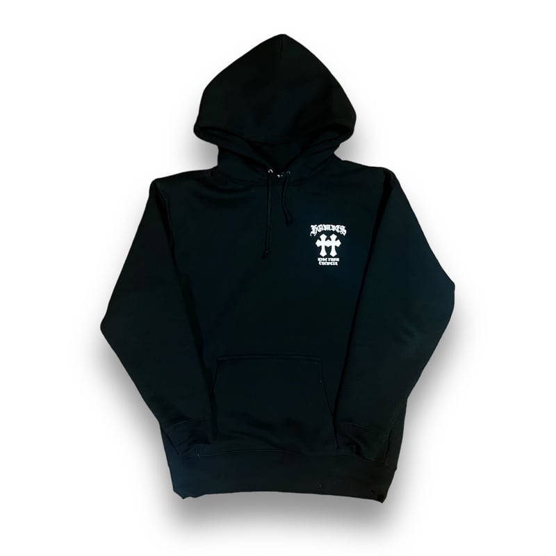 W CROSS FRONT PARKER (black) | HOMIES UNITY