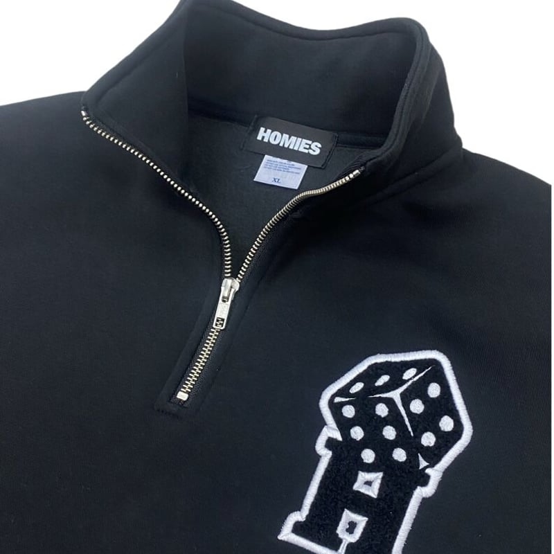 dice H half zip trainer （black）/DICE H HALFZIP