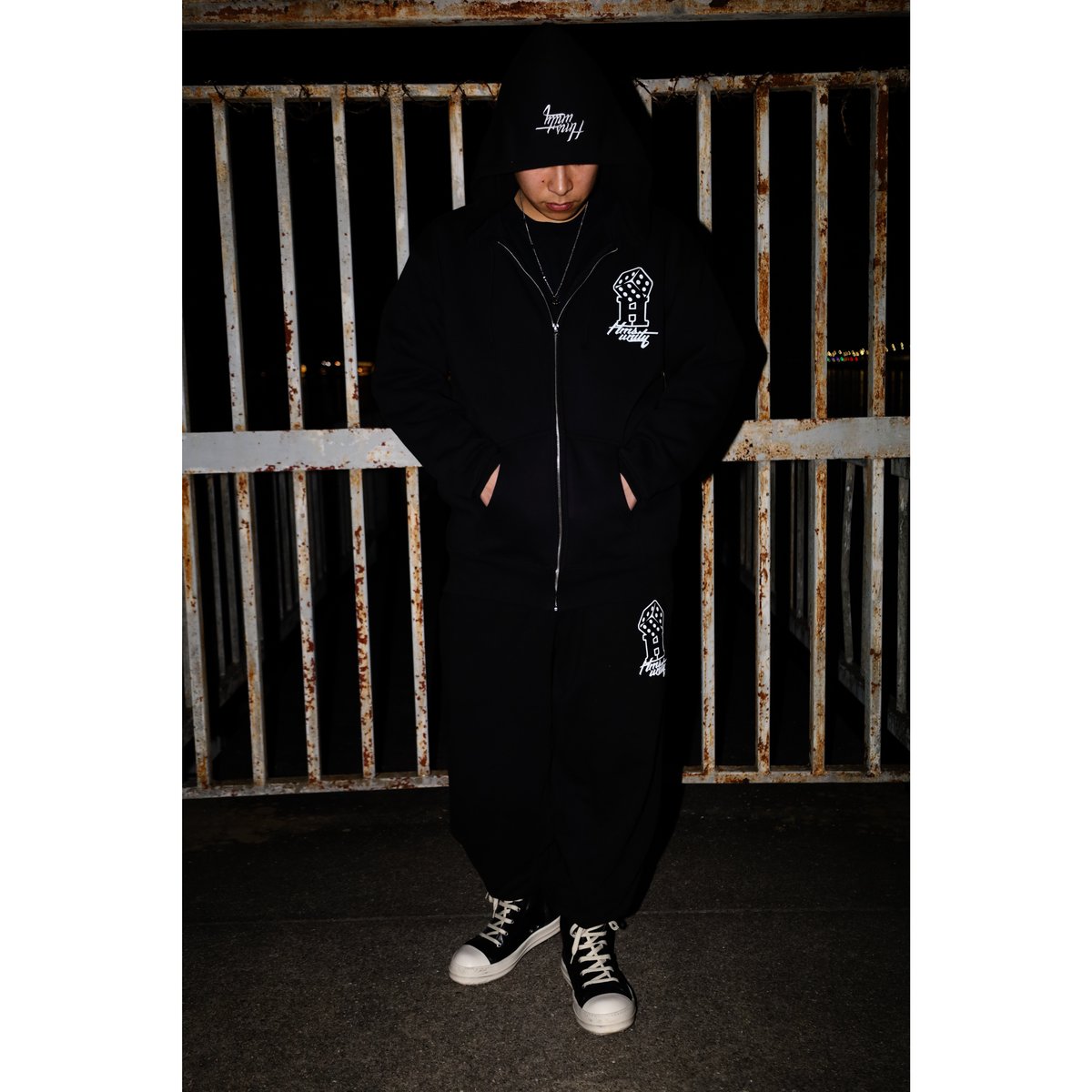 HOMIES Full Zip ブラック faf003727fd90f8f19b0870568b8ae