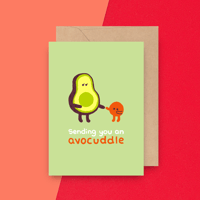 Avocuddle Mother's Day Card