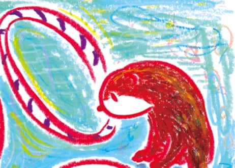 原画作品「海の生き物〜ぷかり〜」