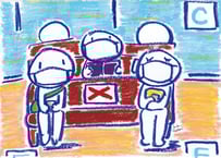 原画作品「お静かに」