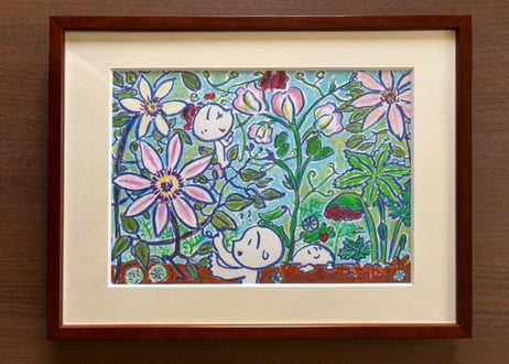 原画作品「伸びたいとこまで伸びて咲く」