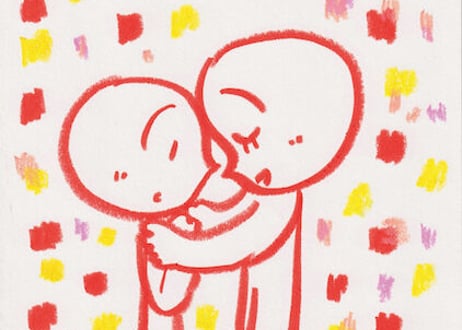 原画作品「やさしい検温」