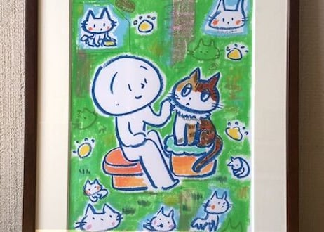 原画作品「猫いっぱい」