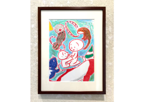 原画作品「海の生き物〜ぷかり〜」