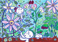 原画作品「伸びたいとこまで伸びて咲く」