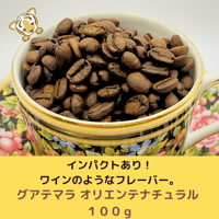 グアテマラ オリエンテ ナチュラル  100g※中煎り