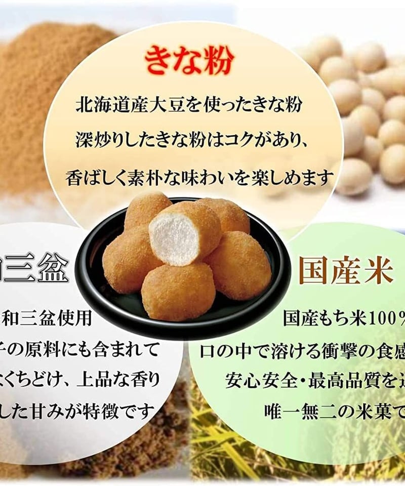 越後製菓 ふんわり名人 きなこ餅 75g×12個 | 醤油と大豆とお酒