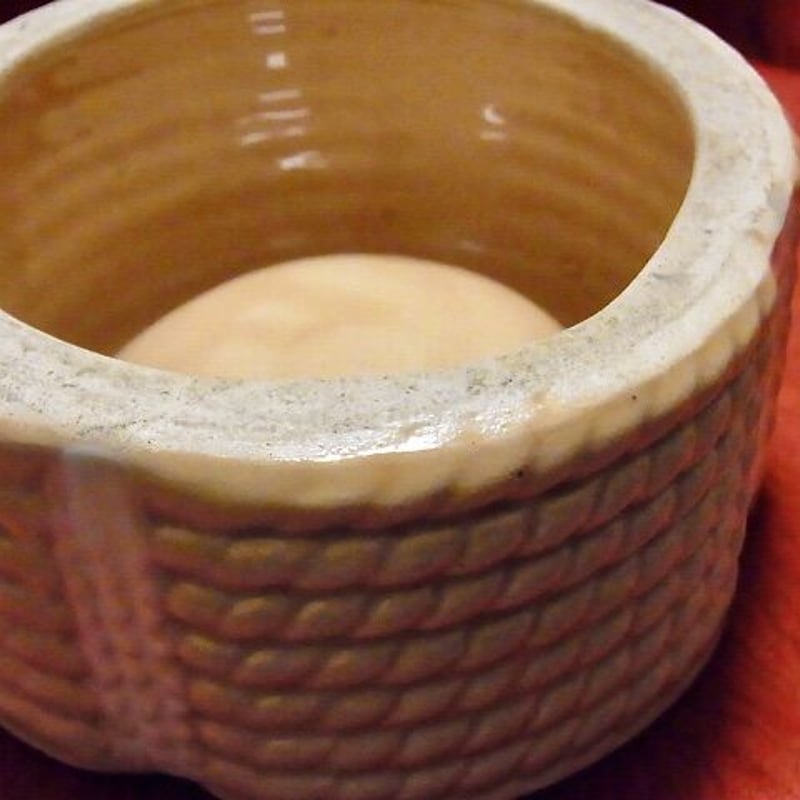 フランス アッシュトレイ 陶器 縄模様 灰皿 ノルマンディー | café au