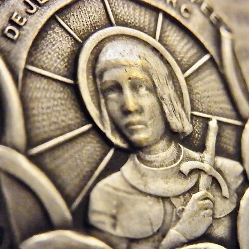 フランス アンティーク ジャンヌダルク ブローチ フランス革命 生誕500