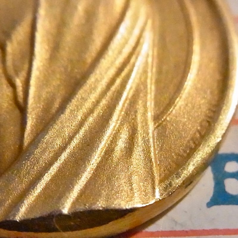 フランス アンティーク 聖母マリア メダイ MAZZONI 金メッキ A.AUGIS
