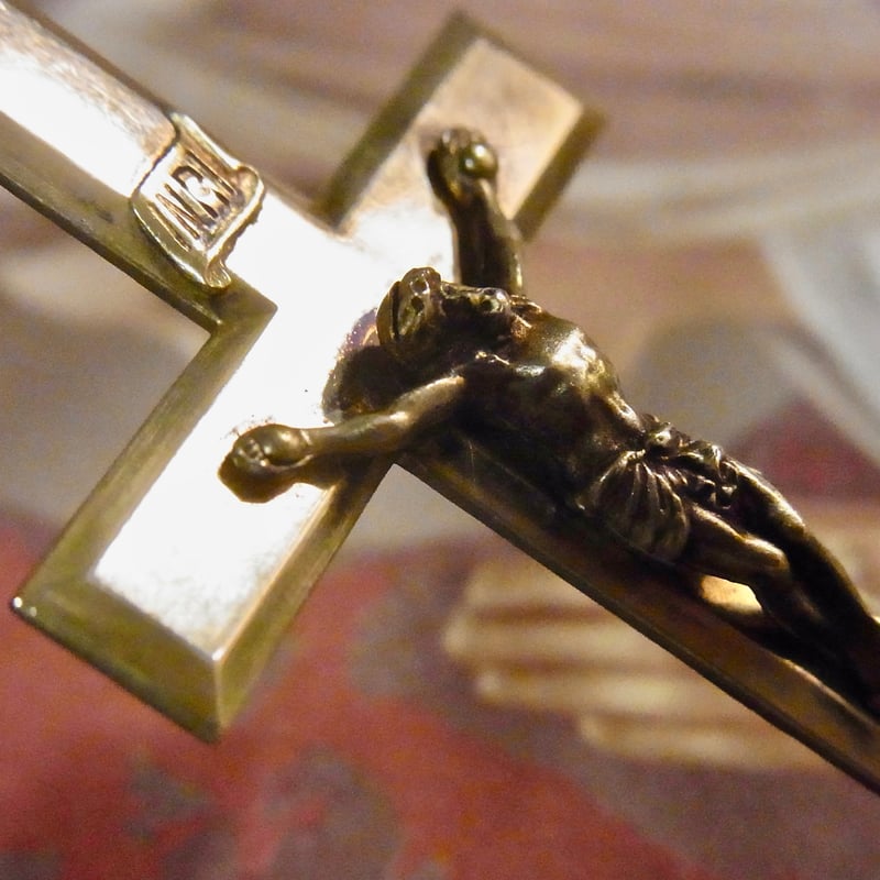 あんこ様専用 十字架（ゴシッククロス）レリーフ彫刻＆ウッドトレイ3