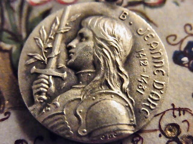 フランス アンティーク ジャンヌダルク メダイ フランス革命 ピウス10