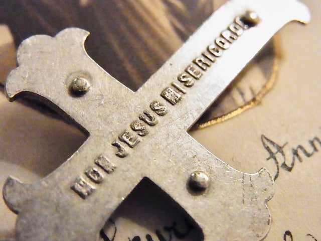 キリスト像　十字架　クロス　ゴシック フランス アンティーク ゴシック調 十字架 クロス キリスト