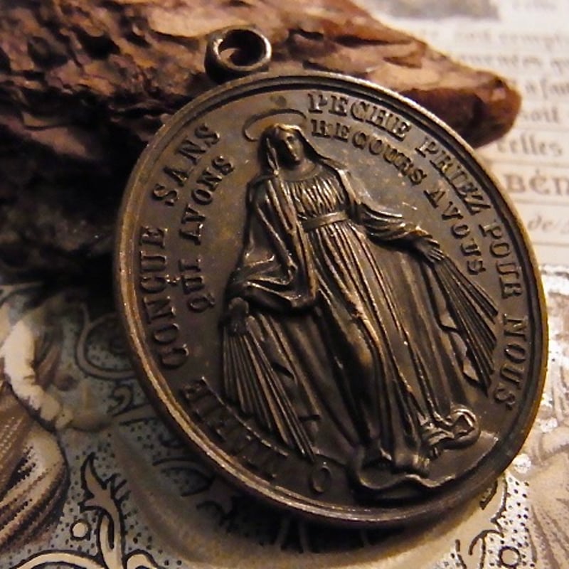 フランス アンティーク 不思議のメダイ ヴァンサン・ド・ポール