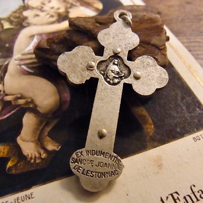 アンティーク　ヴィンテージ　レリッククロスのロザリオ　聖遺物 アンティーク ヴィンテージ レリッククロスのロザリオ 聖遺物
