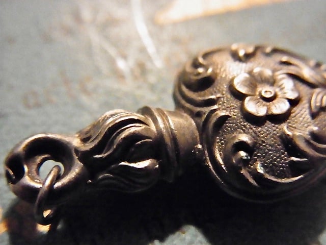 フランス アンティーク ハート イエズスの聖心 心臓 メダイ