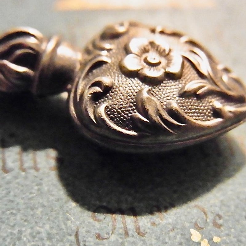 フランス アンティーク ハート イエズスの聖心 心臓 メダイ ペンダント