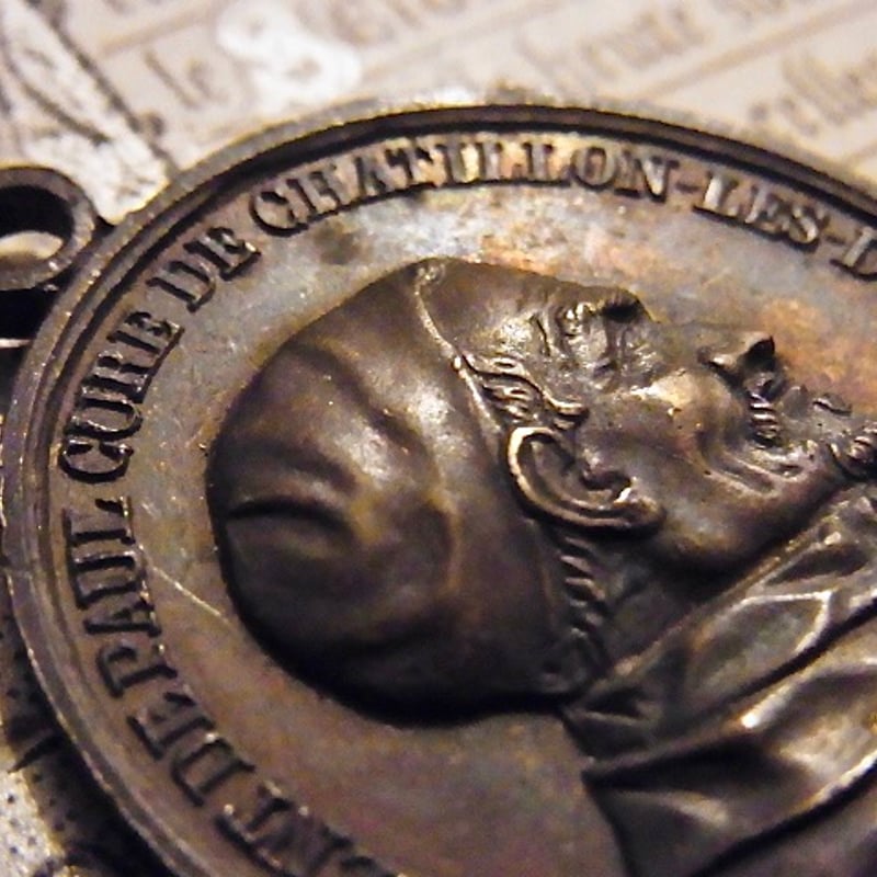 【フランス　アンティーク】ピィ　オリジナル　メダイ　作家　メダイ　フランス フランス アンティーク】ピィ オリジナル メダイ コイン作家