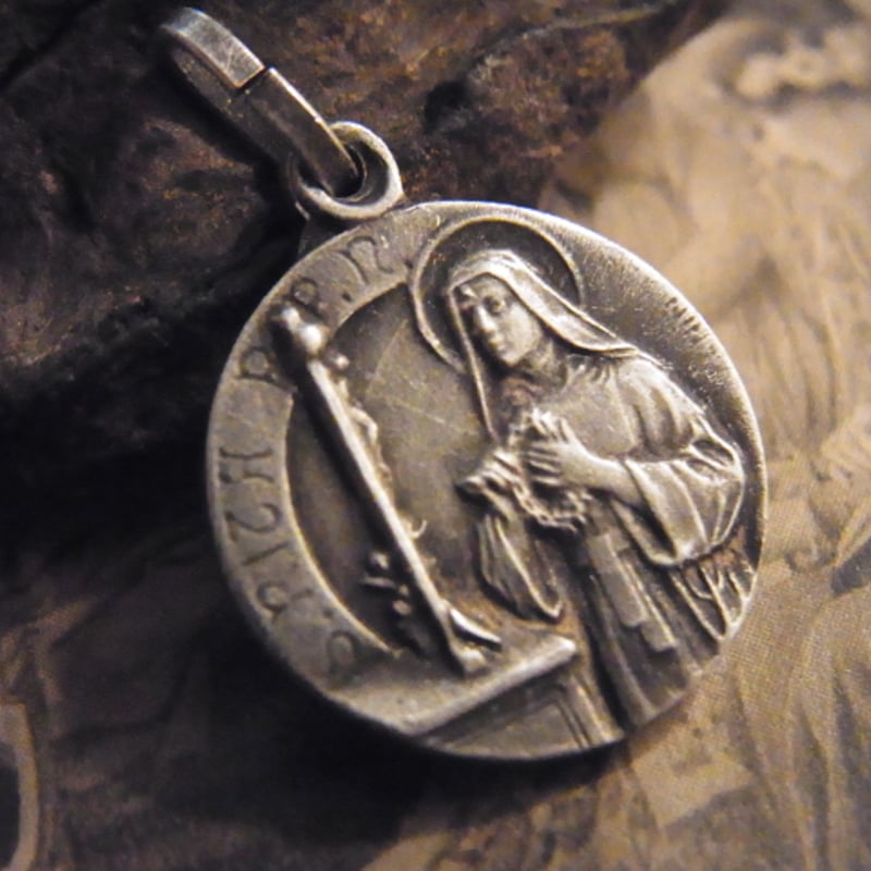 フランス アンティーク 聖リタ カッシアのリタ メダイ PENIN