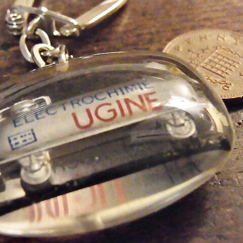 フレンチ キーホルダー ブルボン ELECTROCHIMIE UGINE タンク車