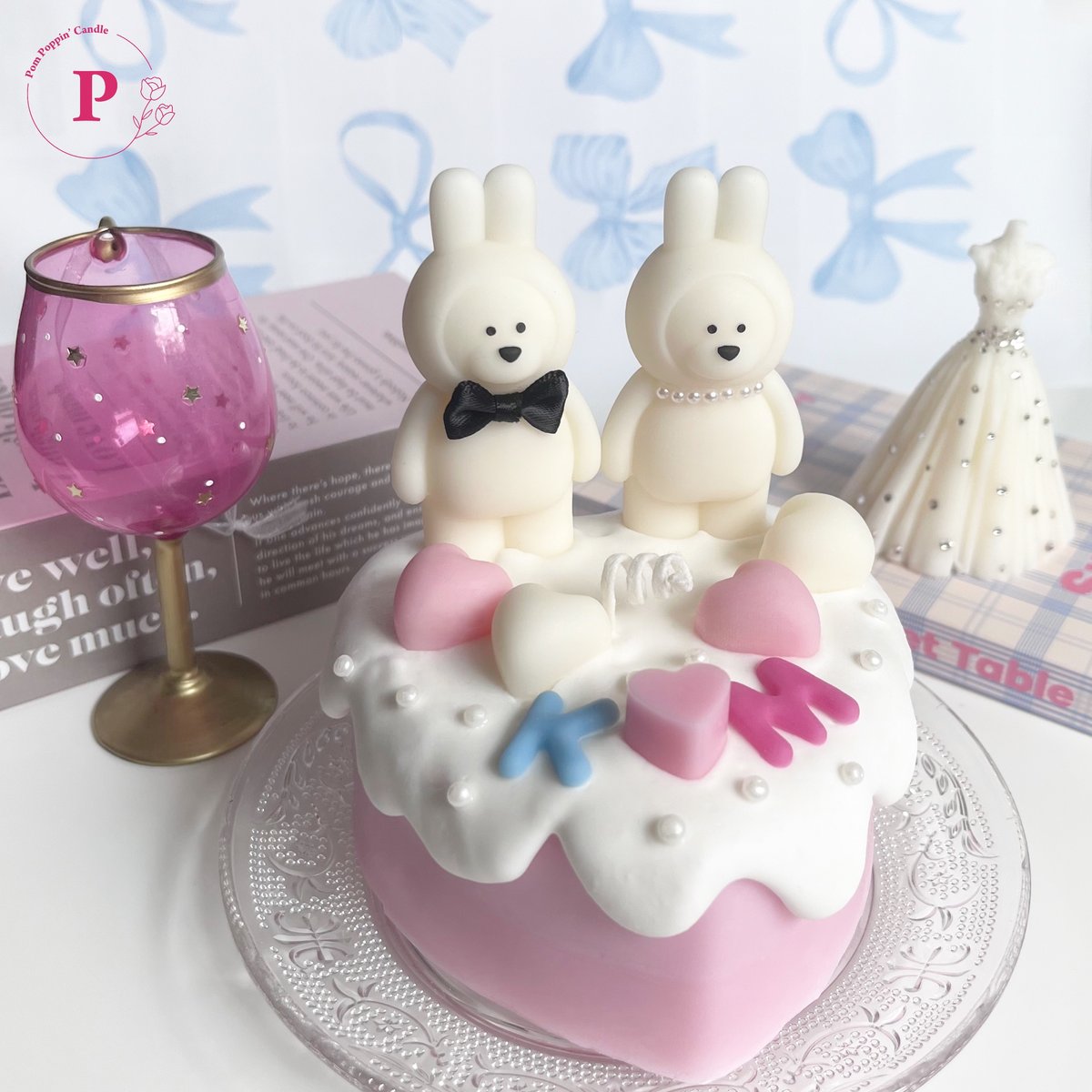 恋するうさくまケーキキャンドル♡ | Pom Poppin' Candle